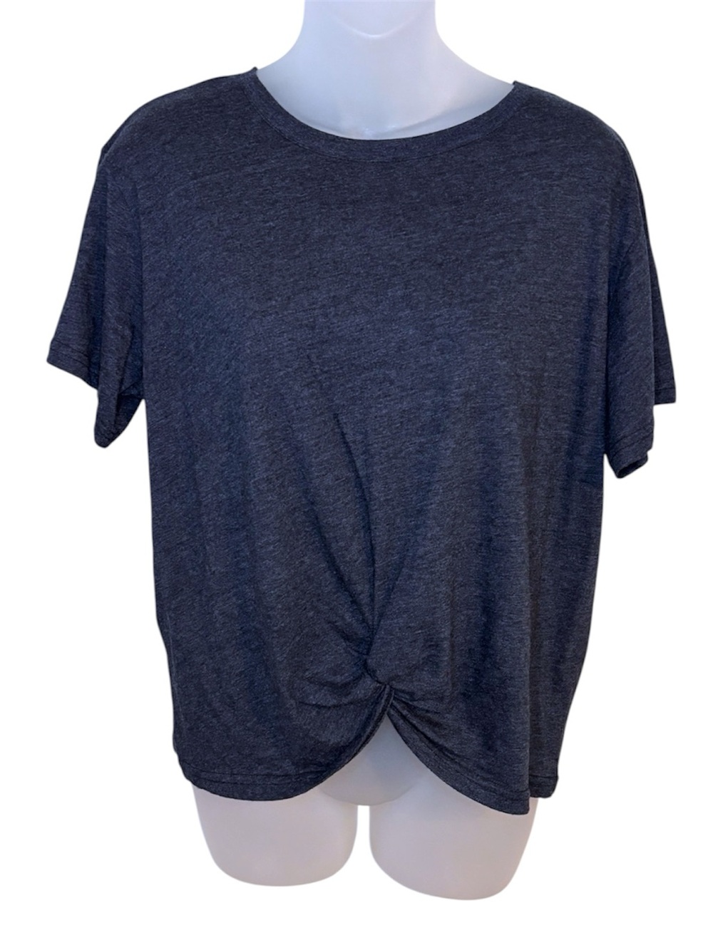 Fit Collective Women’s Twist-Front Short Sleeve Tee Size Large